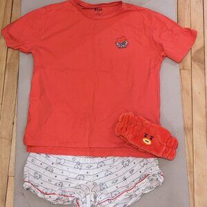 BTS BT21 Tata PJ set + Headband